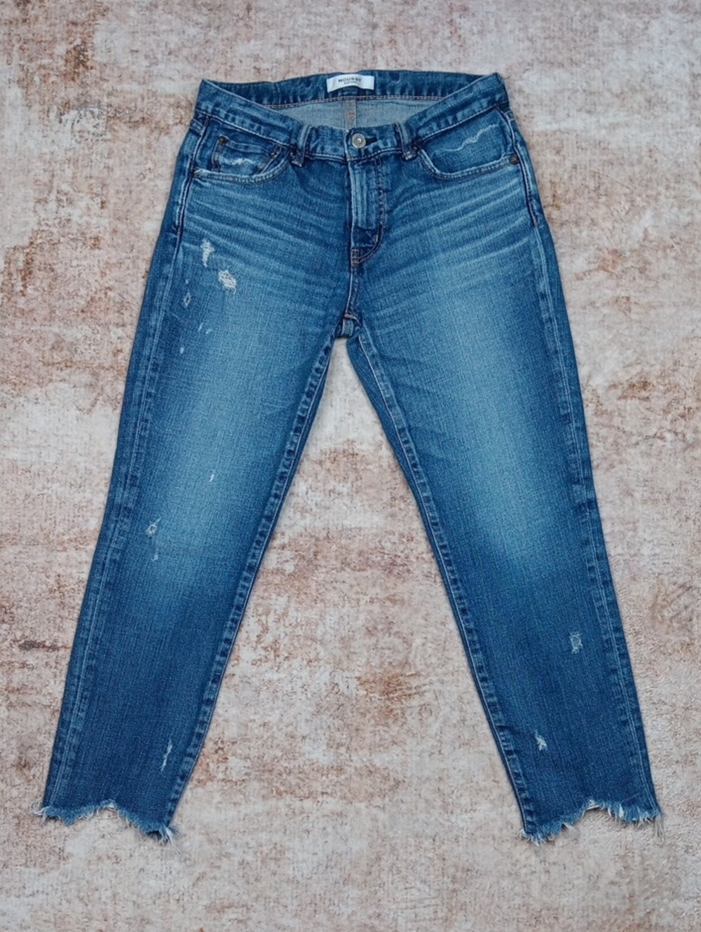 Moussy Distressed Jeans Size 28